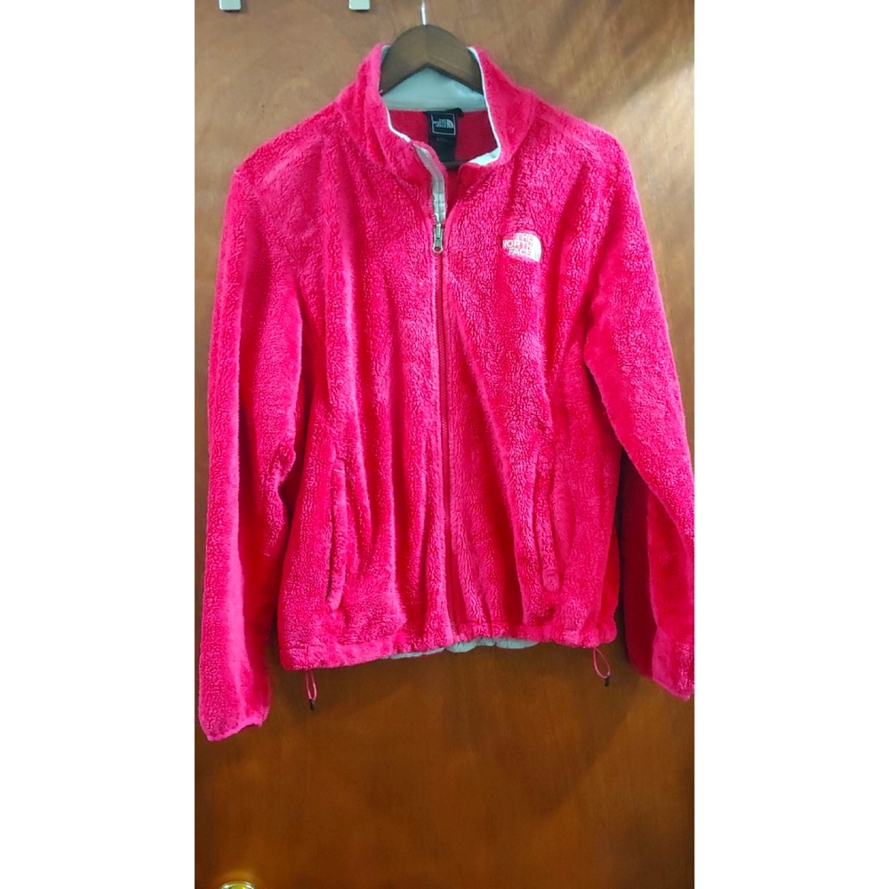 Pink The North Face Zip up